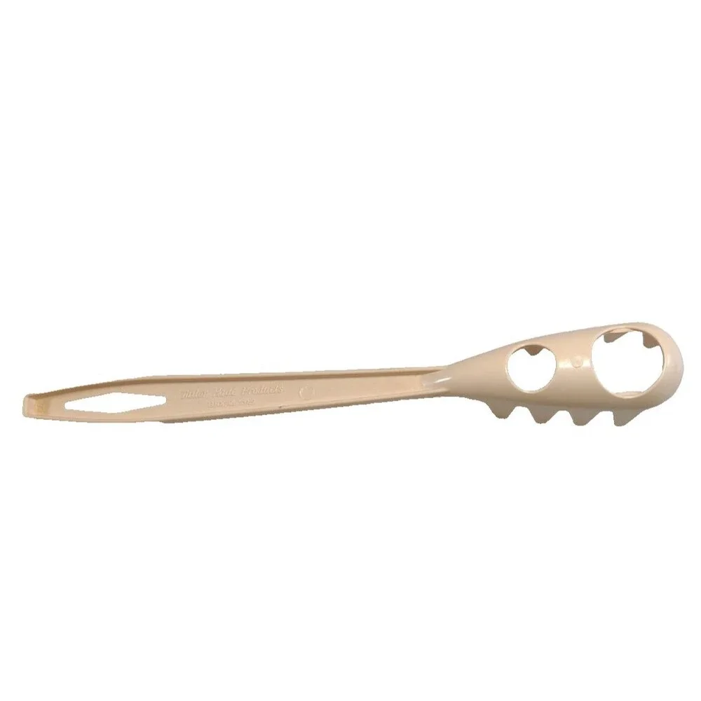 Tailor Made Products Slotted Spaghetti Server USA Spoon Pasta Fork Measure Beige